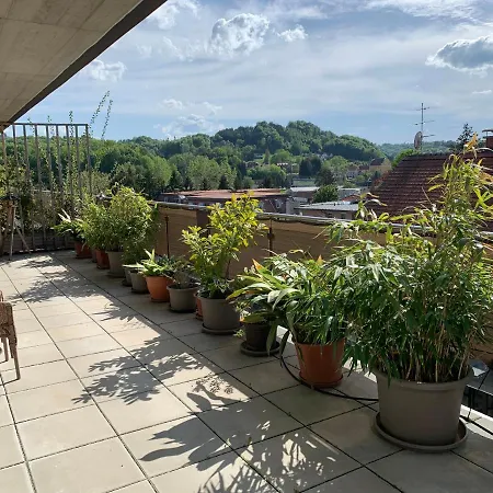 公寓 Penthauswohnung Zentrum 甘利特茨